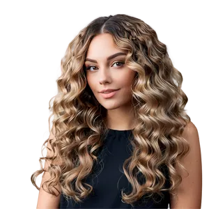 Textured Perm Waves PNG Yak46 PNG