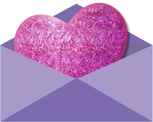 Textured Pink Heart Artwork