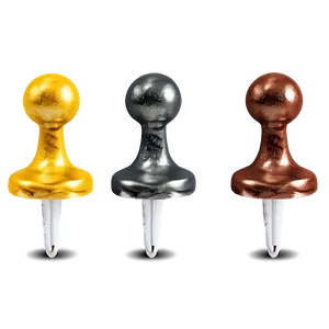 Textured Push Pin PNG 05252024 PNG