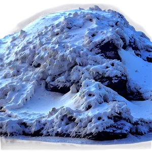 Textured Snow Pile PNG 06212024 PNG