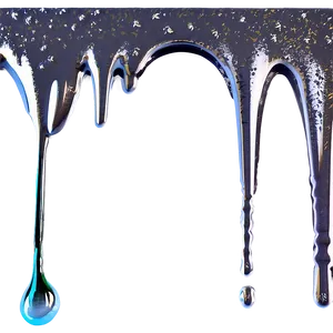 Textured Spray Paint Drip PNG Byq