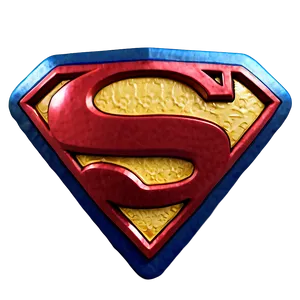 Textured Superman Logo Png 05242024 PNG image
