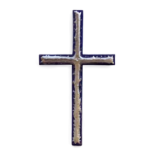 Textured Thin Cross PNG 80