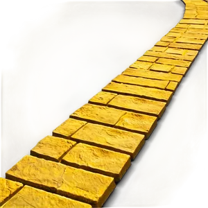 Textured Yellow Brick Road Design Png 8 PNG image