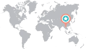 Thailand Location Map Highlight PNG image