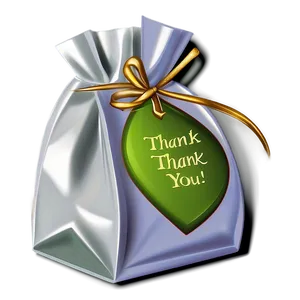 Thank You Favor Bag Clipart Png Uwy PNG image