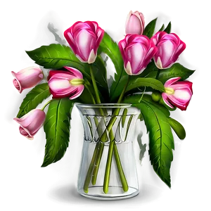 Thank You Flowers In Vase PNG Eag PNG