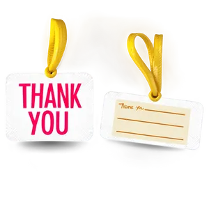 Thank You Message Tag Png 06122024 PNG image