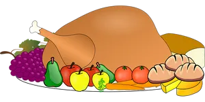 Thanksgiving Feast Illustration