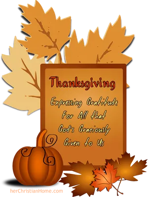 Thanksgiving Gratitude Quote PNG image