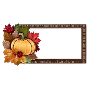 Thanksgiving Quote Border PNG 72