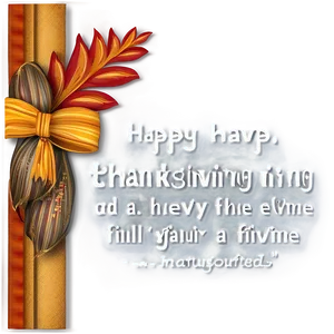 Thanksgiving Quote Border PNG Hfx17 PNG