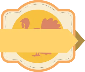 Thanksgiving Turkey Graphic Banner PNG image