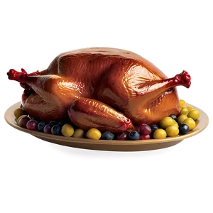 Thanksgiving Turkey Platter Png 05212024 PNG image