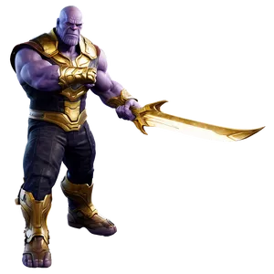 Thanos As A Warrior Png 05212024 PNG image