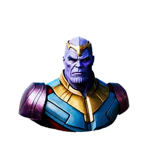 Thanos As A Warrior Png Glo PNG image