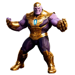 Thanos Full Body Artwork Png Edl PNG image