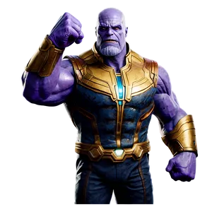Thanos In Battle Pose Png Xlo65 PNG image