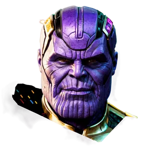 Thanos In Cosmic Dust Png Ips PNG image