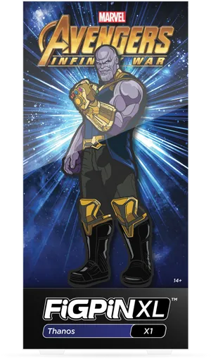 Thanos Infinity War Figpin X L PNG image