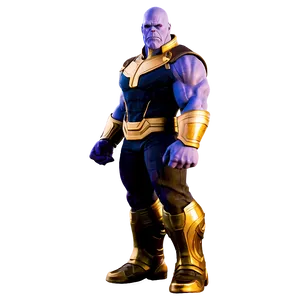 Thanos Powerful Stance Png 05212024 PNG image