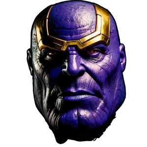 Thanos Smirking Face Png 16 PNG image