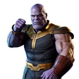 Thanos With Captured Heroes Png Dna PNG image