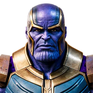 Thanos With Captured Heroes Png Lpk62 PNG image