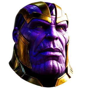 Thanos With Heroes Reflection Png 05212024 PNG image