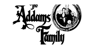 The Addams Family Logoand Characters PNG image