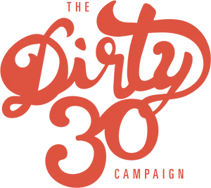 The Dirty30 Campaign Logo PNG image