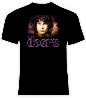 The Doors Band T Shirt Design PNG image