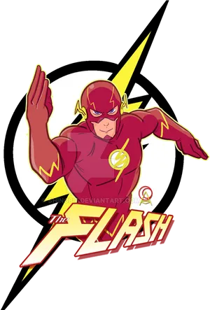 The Flash Animated Character Logo PNG image