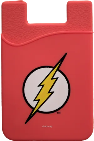 The Flash Logo Silicone Wallet PNG image