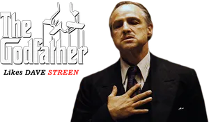 The Godfather Classic Pose PNG image