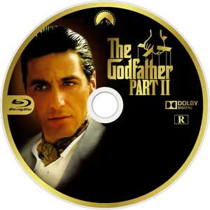 The Godfather Part I I Bluray Disc PNG image