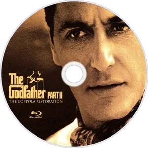 The Godfather Part I I Bluray Disc Cover PNG image