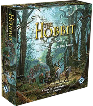 The Hobbit Card Game Box Art PNG image