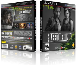 The Lastof Us Left Behind P S3 Game Cover PNG image