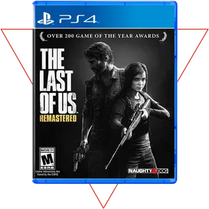 The Lastof Us Remastered P S4 Game Cover PNG image