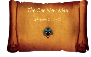 The One New Man Scripture Reference PNG image