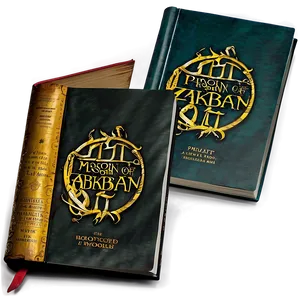 The Prisoner Of Azkaban Book Cover Png Ktq PNG image