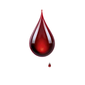 The Red Elixir: Blood Drop PNG 04302024