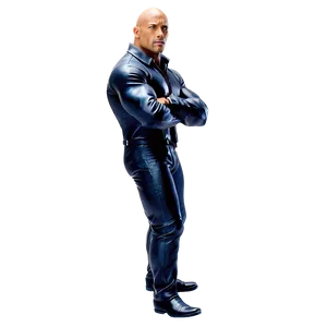 The Rock Action Figure PNG Cat