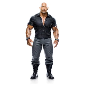 The Rock Action Figure PNG Iht25