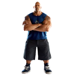 The Rock Animated Character PNG Hhv63 PNG
