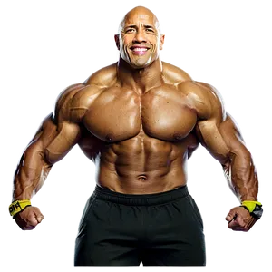 The Rock Bodybuilder PNG Xtl59