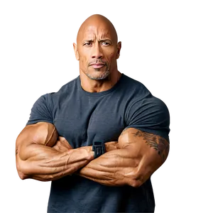 The Rock Flexing Muscles PNG 82 PNG
