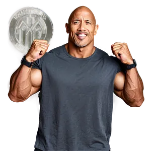 The Rock In Casual Wear PNG 05232024 PNG