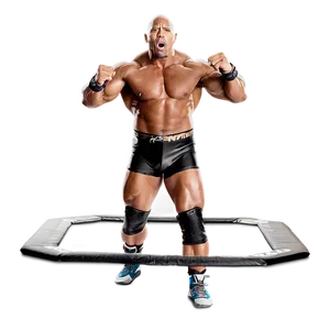 The Rock In Wrestling Ring PNG Lyn71 PNG